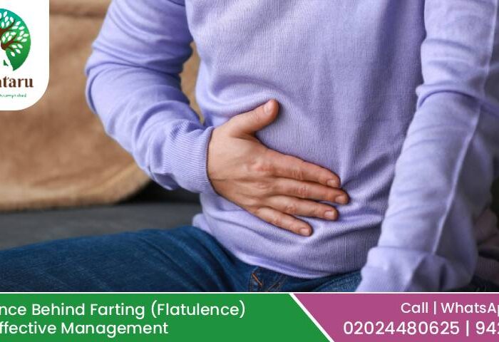 Ayurvedic treatment for flatulence, gas, and bloating at Kalpataru Ayurvediya Chikitsalaya, Pune using herbs, Panchakarma, and natural remedies.